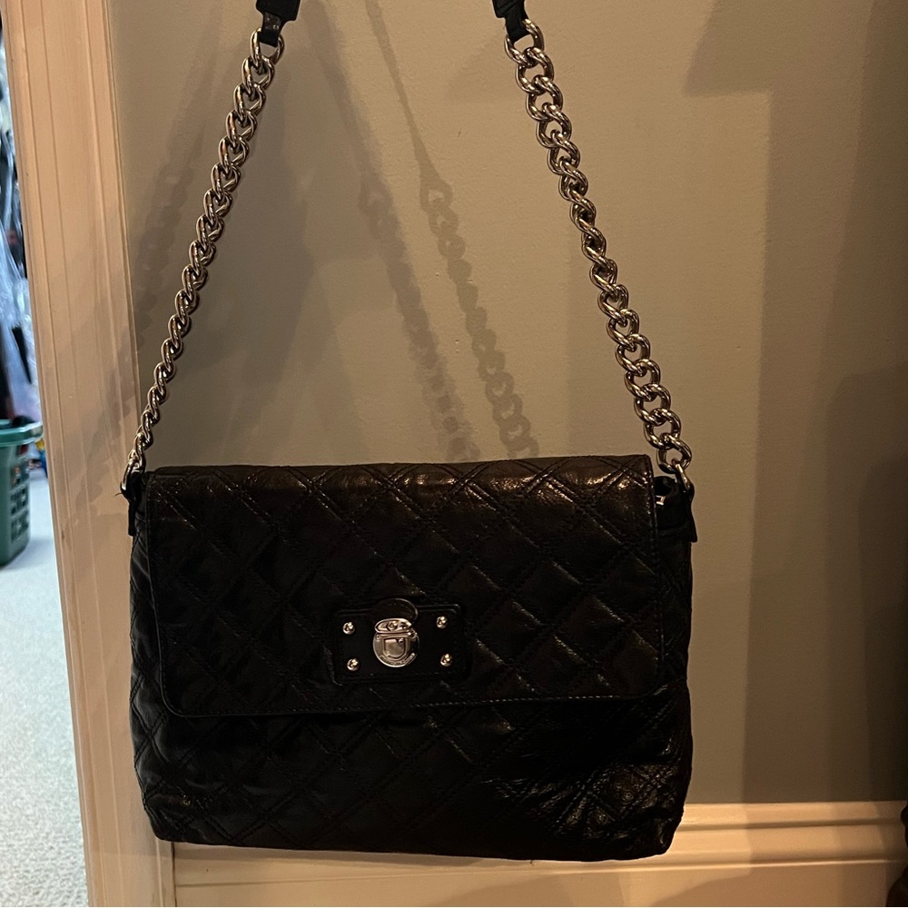 Marc Jacobs Black Quilted Leather Shoulderbag